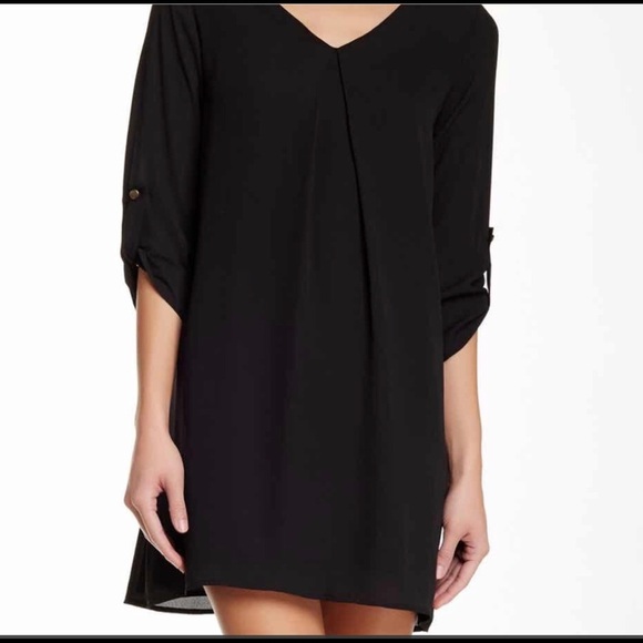 - Soprano Black Dress! Button up sleeve! Size Large - Picture 1 of 8